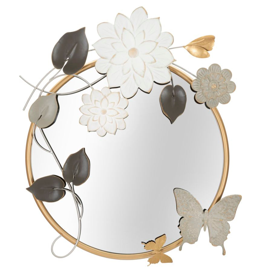 Buy Metal wall decoration, with mirror, Tonis Multicolor, l74.9xW7xH66 cm online, best price, free delivery