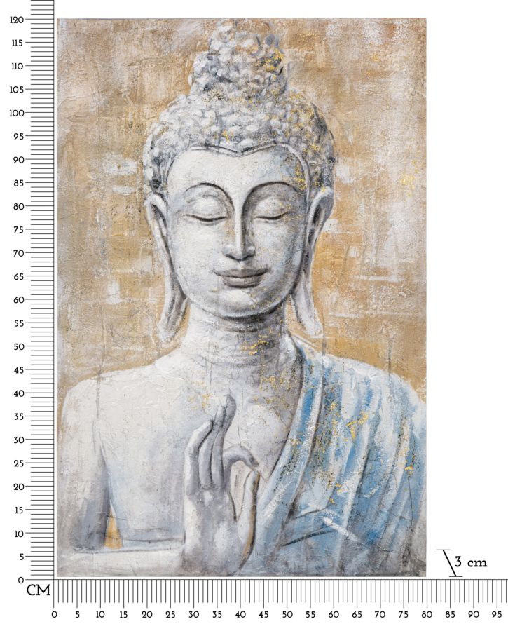 Tablou Canvas Buddha Light -B- Multicolor, 80 x 120 cm (5)