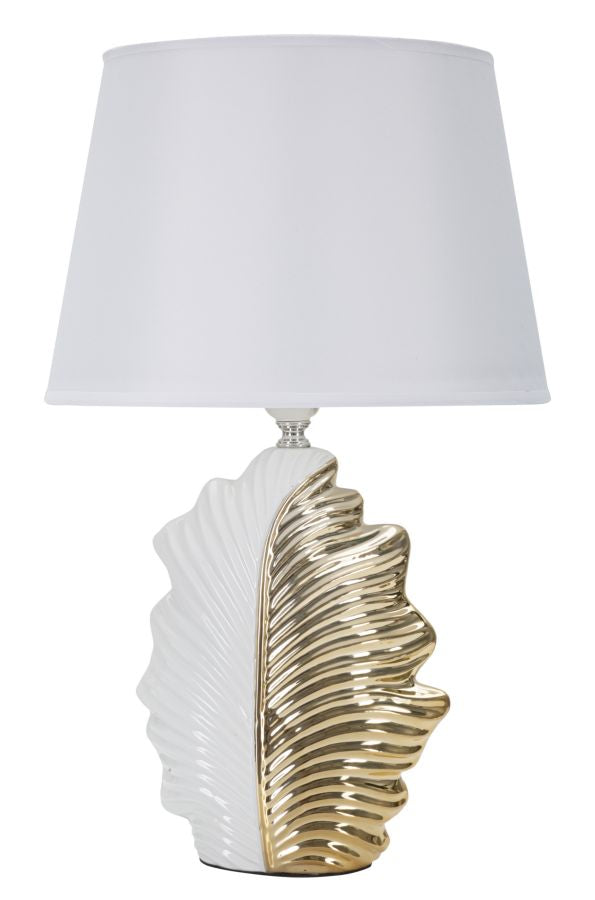 Buy Glam Leaf White / Gold lamp online, best price, free delivery