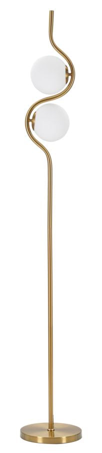 Buy Glamy S2 Gold / White floor lamp online, best price, free delivery