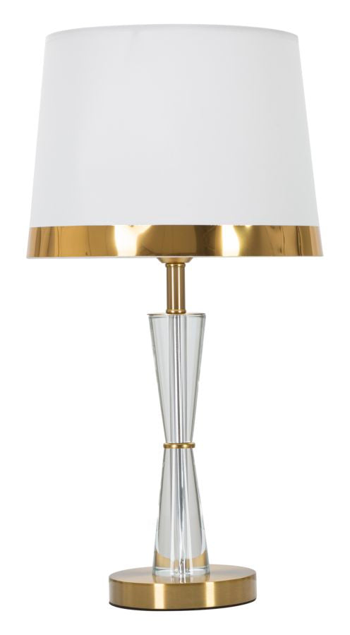 Buy Golden / White Crystal Lamp online, best price, free delivery