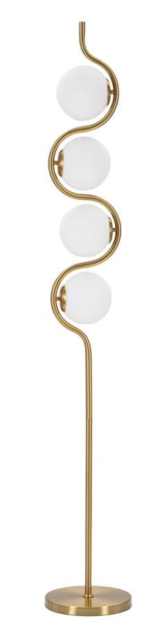 Buy Glamy S4 Gold / White floor lamp online, best price, free delivery