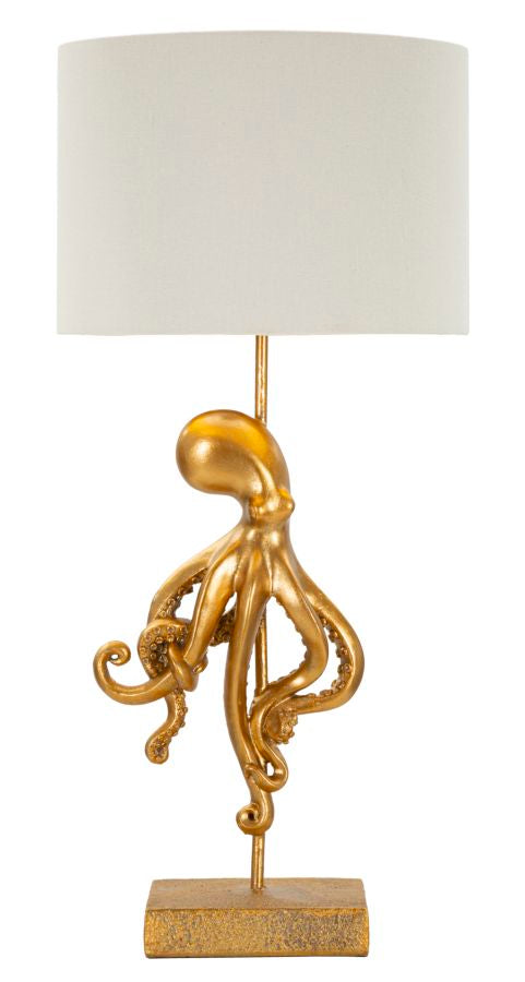 Buy Octopus Gold Gold / Black lampshade online, best price, free delivery