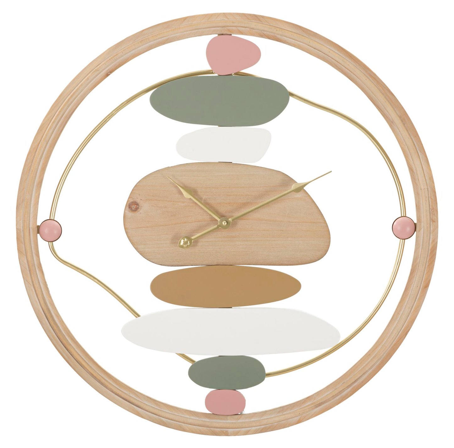 Buy Wall clock Colorful Multicolor, Ø57 cm online, best price, free delivery