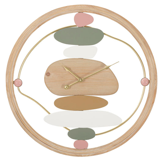 Buy Wall clock Colorful Multicolor, Ø57 cm online, best price, free delivery