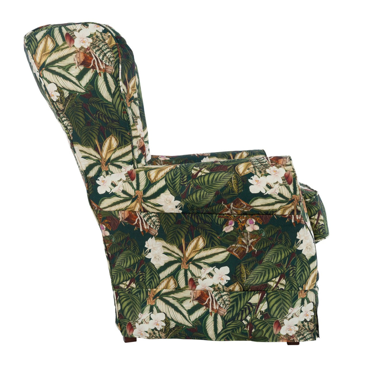 DAKOTA Skirted Chair - ORCHID BLOOM Linen_Furniture_Mindthegap