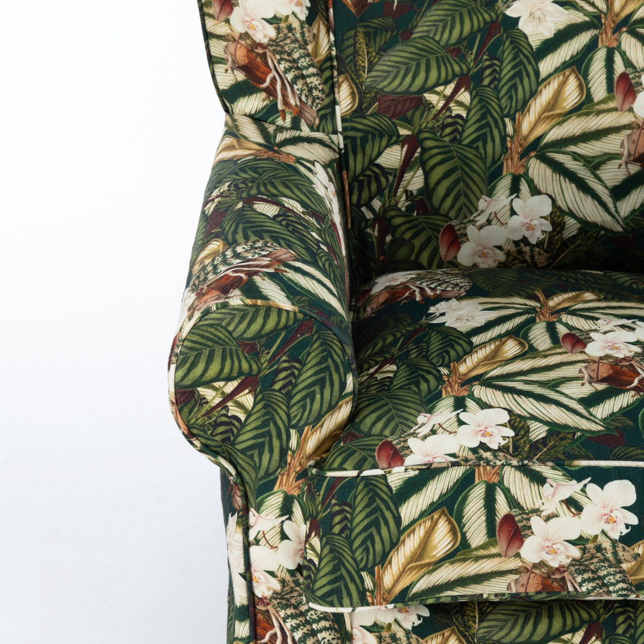 DAKOTA Skirted Chair - ORCHID BLOOM Linen_Furniture_Mindthegap