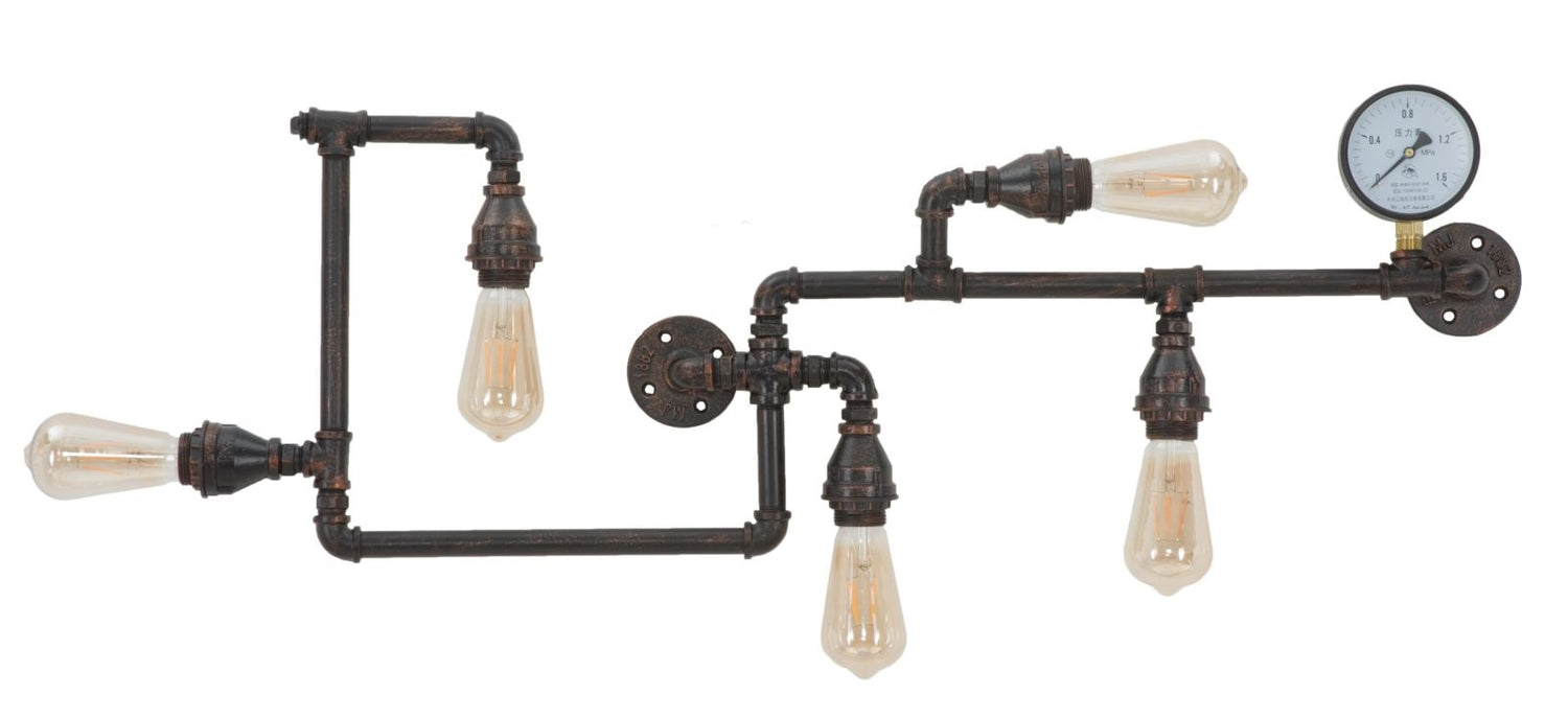 Buy Da Muro Manhattan Black / Copper metal wall lamp online, best price, free delivery