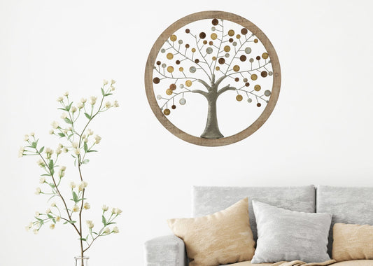 Buy Wall decoration Life Tree I Natural, Ø59 cm online, best price, free delivery