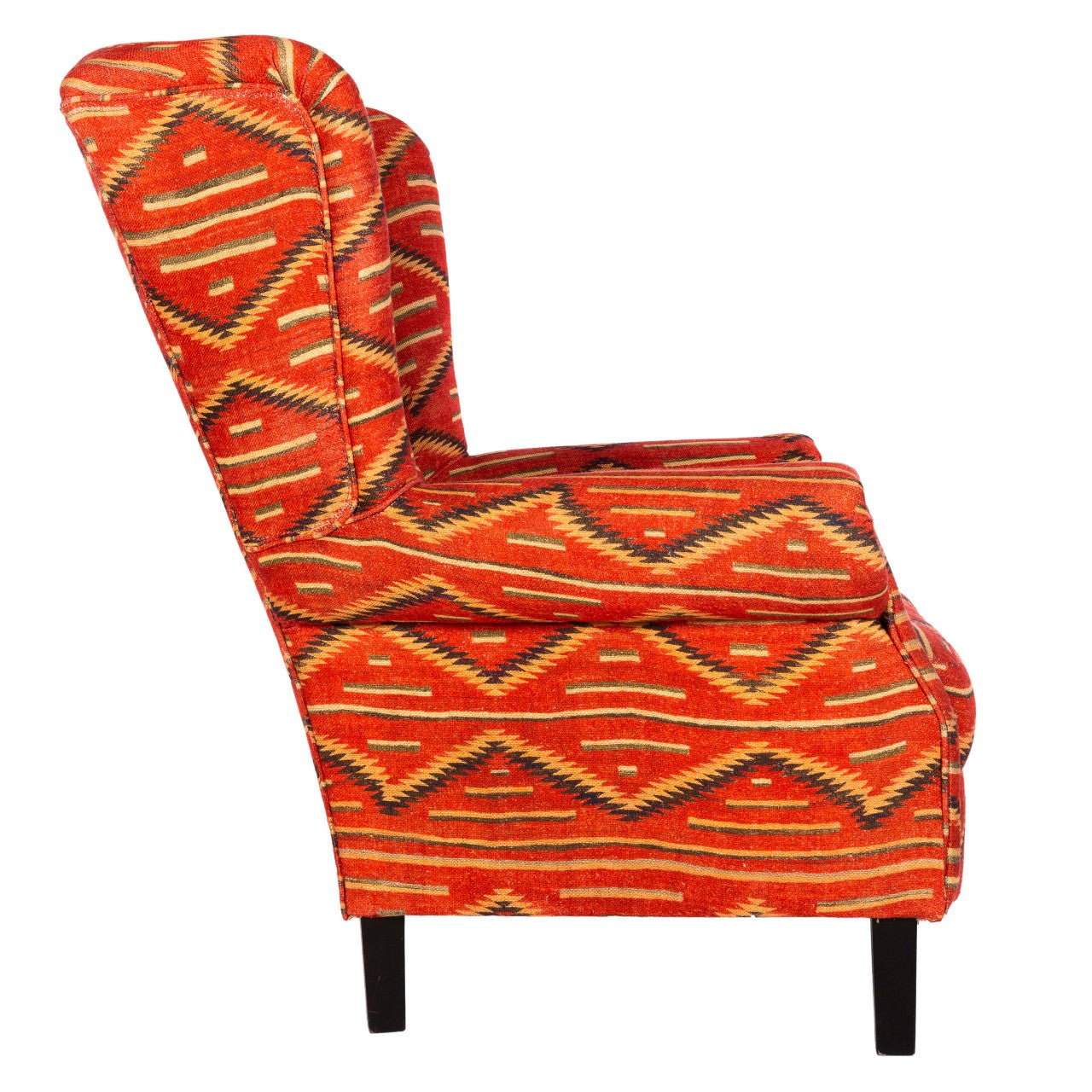 BRYANT Wing Chair - EYEDAZZLER NAVAJO Linen_Furniture_Mindthegap