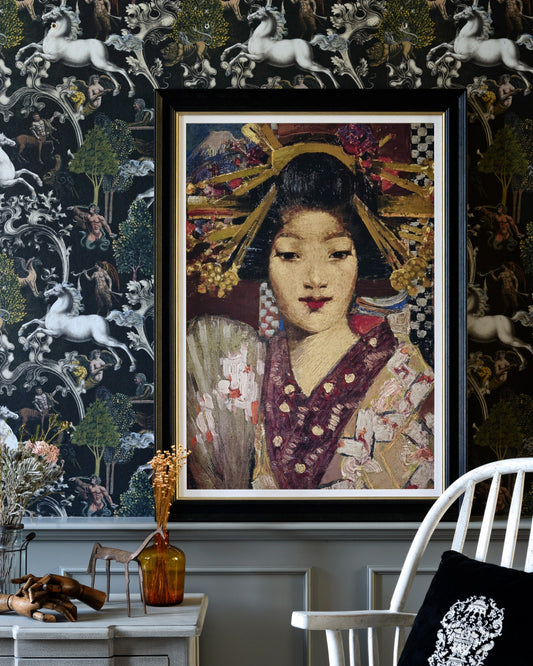 GEISHA GIRL BY GEORGE HENRY Framed Art_Wall Art_Mindthegap