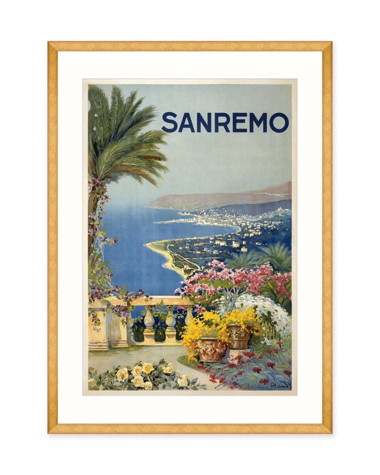 SANREMO Framed Art_Wall Art_Mindthegap