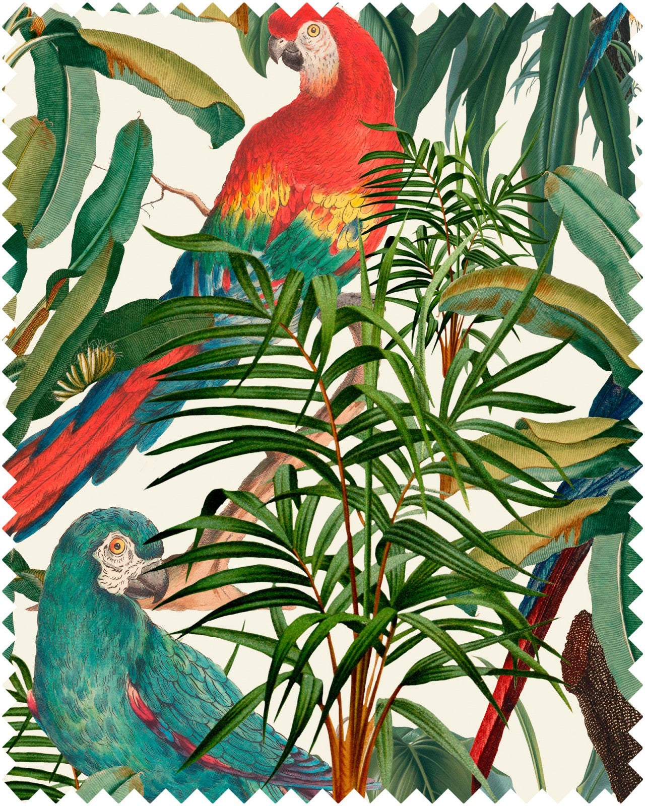 PARROTS OF BRASIL Linen_Fabrics_Mindthegap