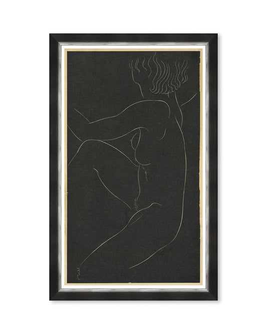 Female Nude by Eric Gill  Framed Art_Wall Art_Mindthegap