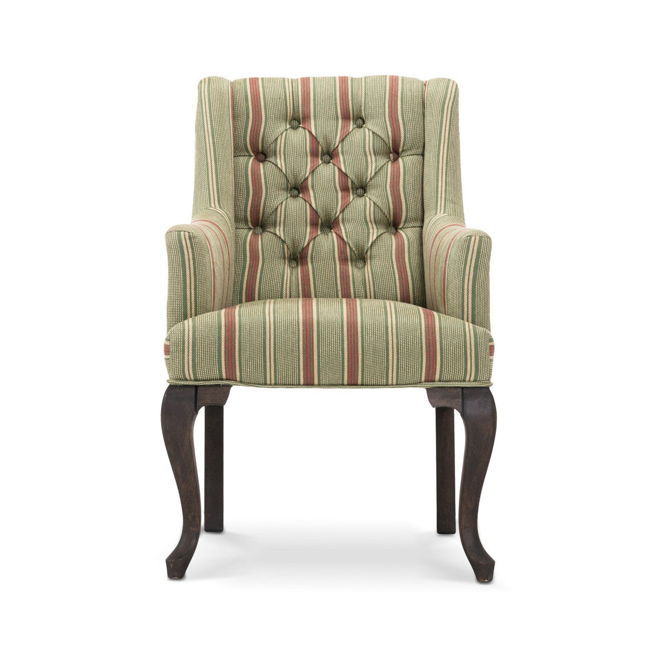 FITZROY TUFTED CHAIR - TYROLEAN STRIPES linen_Furniture_Mindthegap