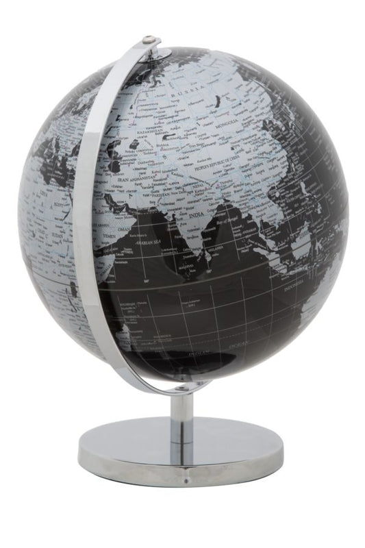 Buy Mapamond Big Black plastic and metal globe, Ø25xH34 cm online, best price, free delivery
