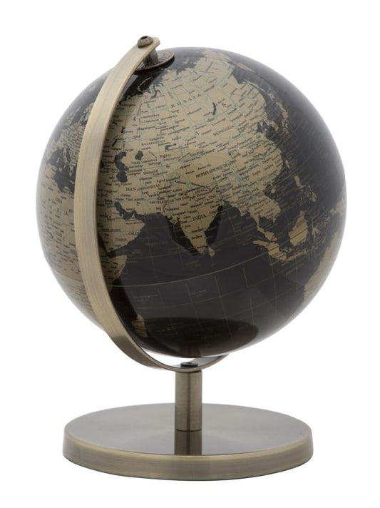 Buy Globe made of plastic and metal Mapamond Medium Brass, Ø20xH28 cm online, best price, free delivery
