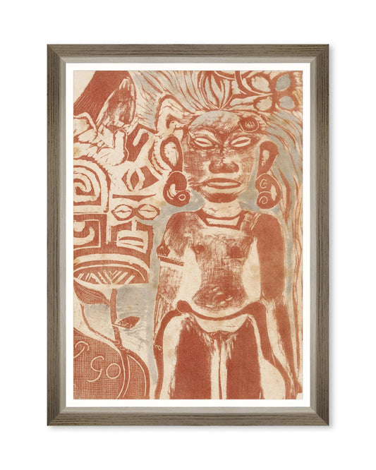 Goddess Hina by Paul Gauguin Framed Art_Wall Art_Mindthegap