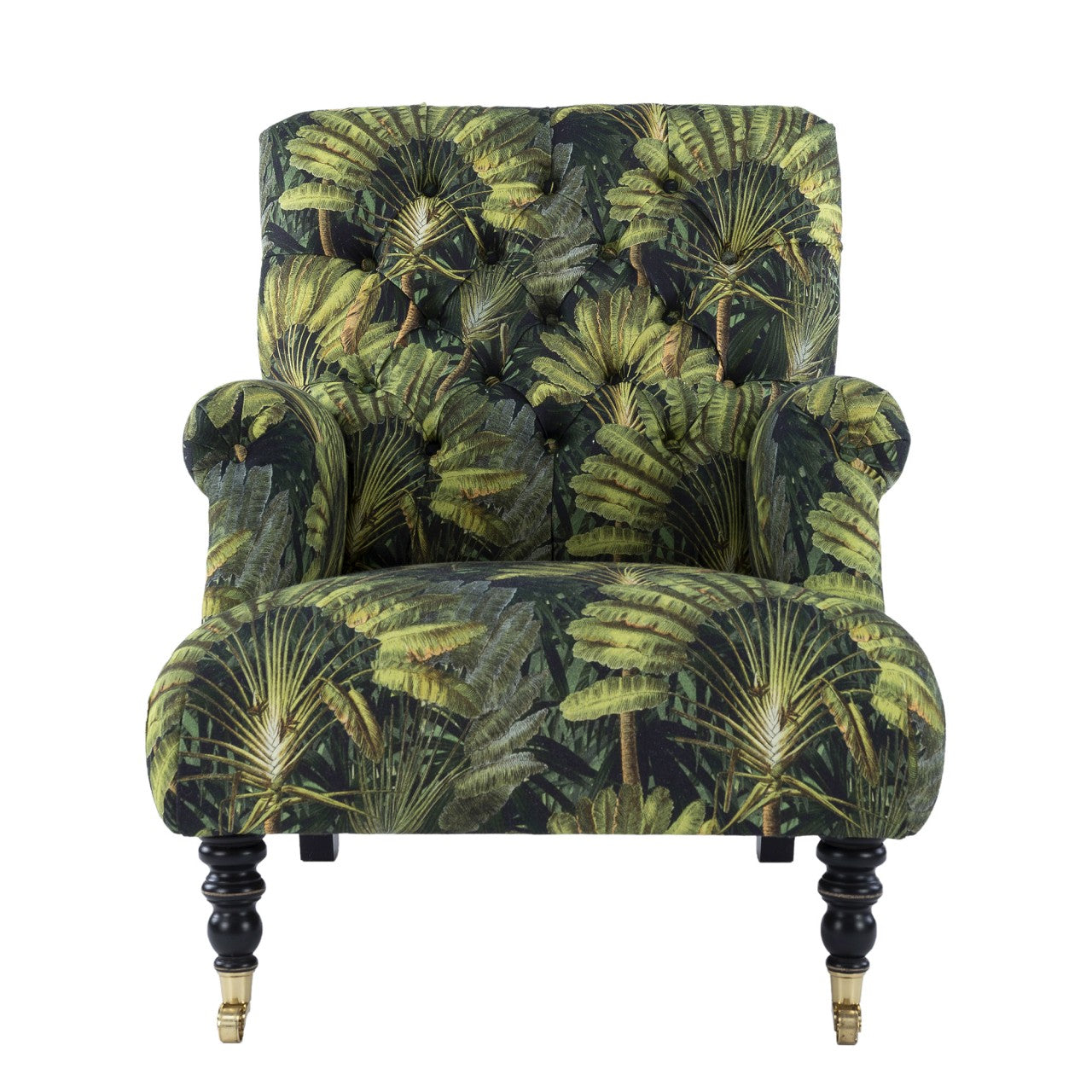 HUDSON Chair - TRAVELLER'S PALM Linen_Furniture_Mindthegap