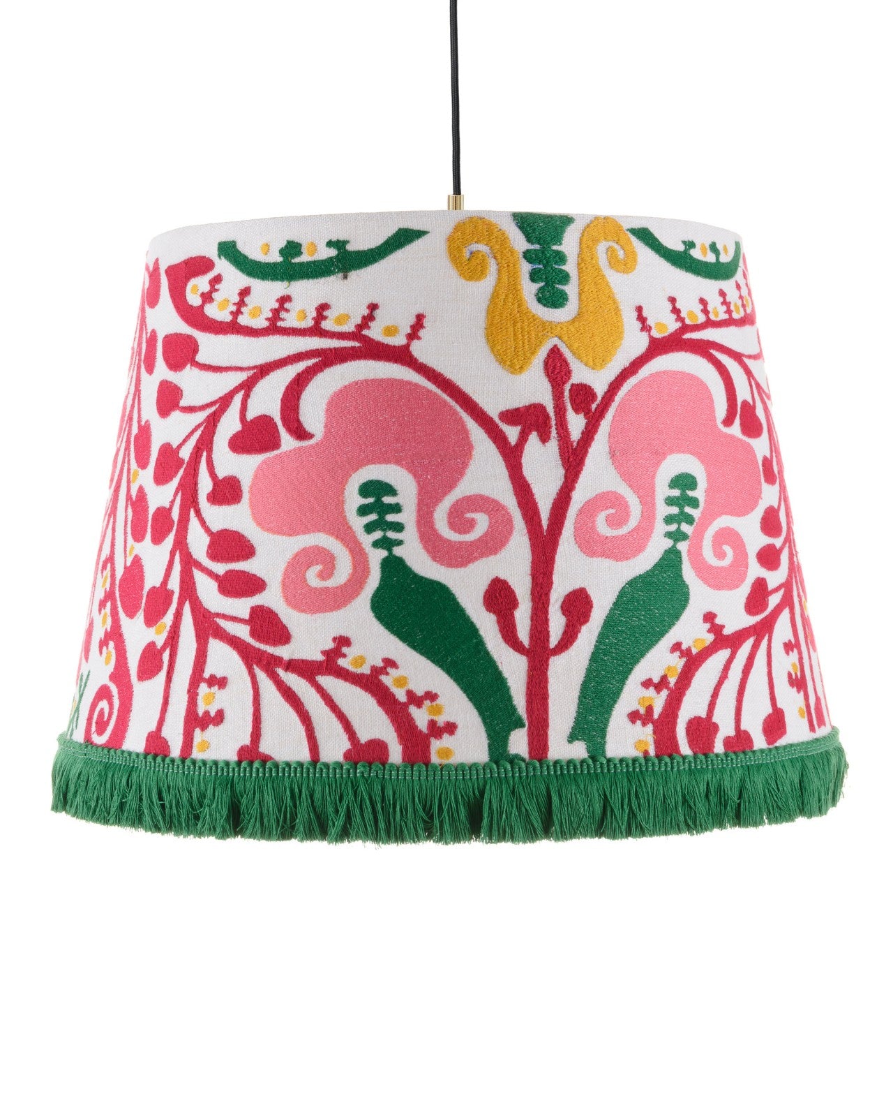 HUNGARIAN EMBROIDERY Embroidered Pendant Lamp_Lighting_Mindthegap