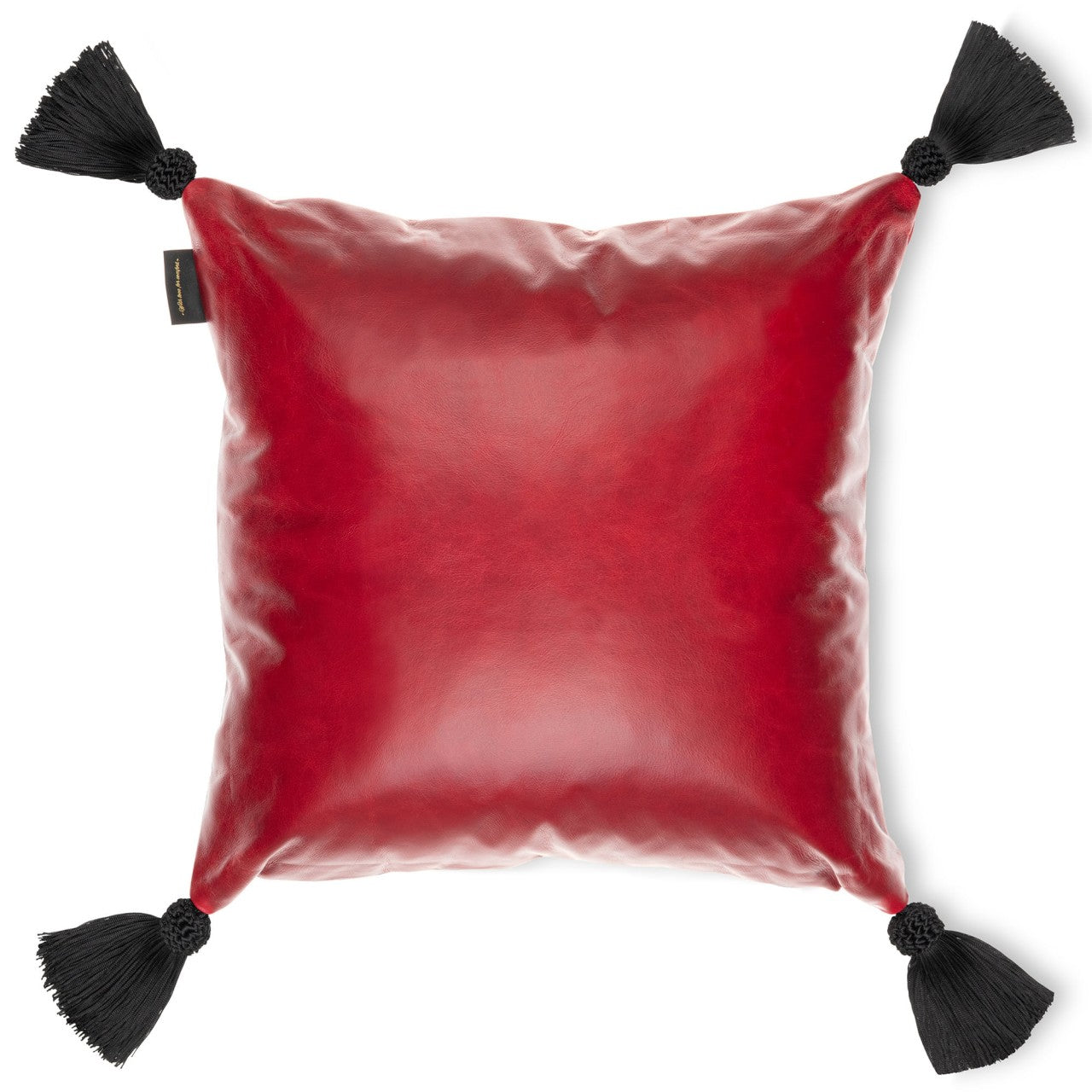 IN BOCCA AL LUPO Leather Cushion_Cushions_Mindthegap