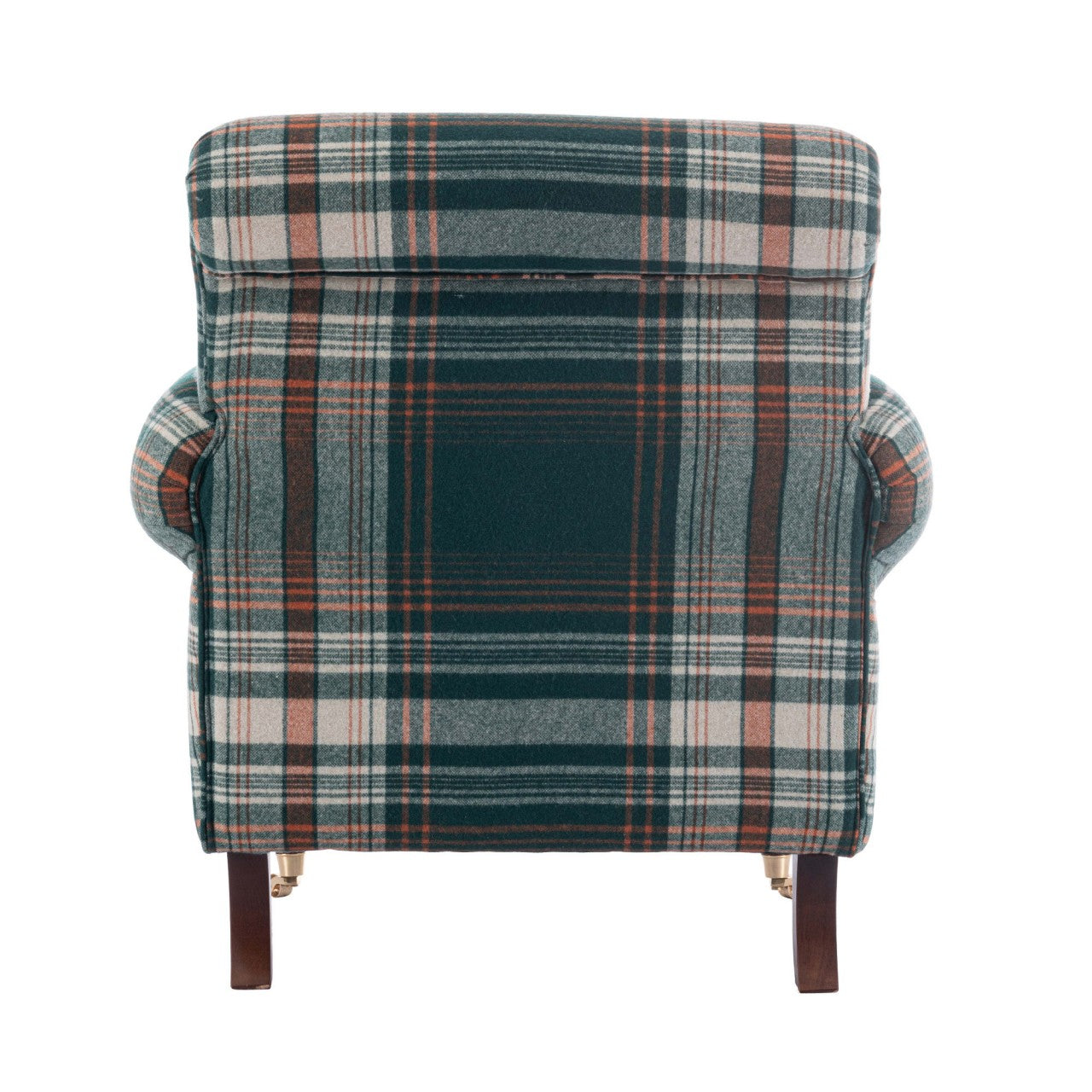KINGSTON CHAIR - MONTEREY PLAID Green Woven Fabric_Furniture_Mindthegap