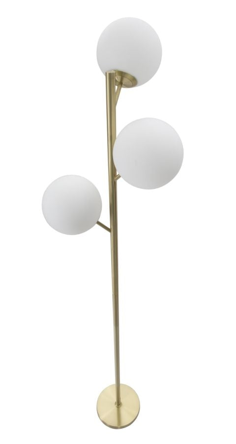 Lampadar Glamy Luci Auriu / Alb, Ø36xH160 cm (2)