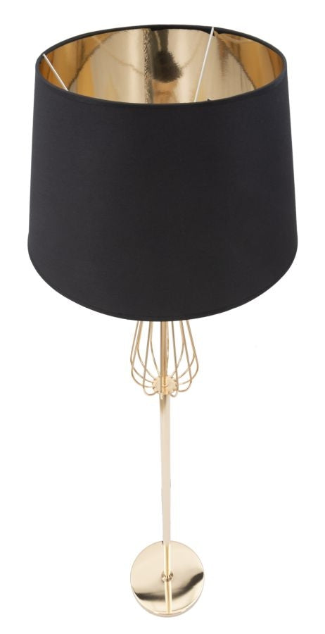 Lampadar Glamy Ovy Negru / Auriu, Ø40xH167 cm (2)