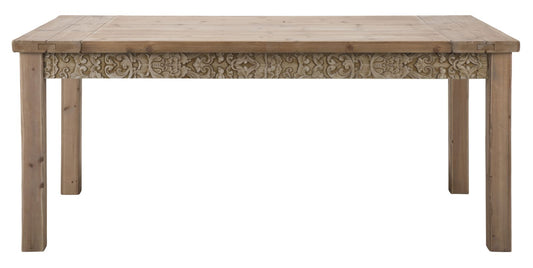 Buy Reinassance fir wood and MDF table, L180x90xh78.5 cm online, best price, free delivery
