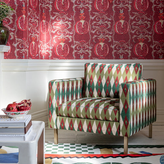 MAVERICK CLUBCHAIR - GIARDINO woven fabric_Furniture_Mindthegap