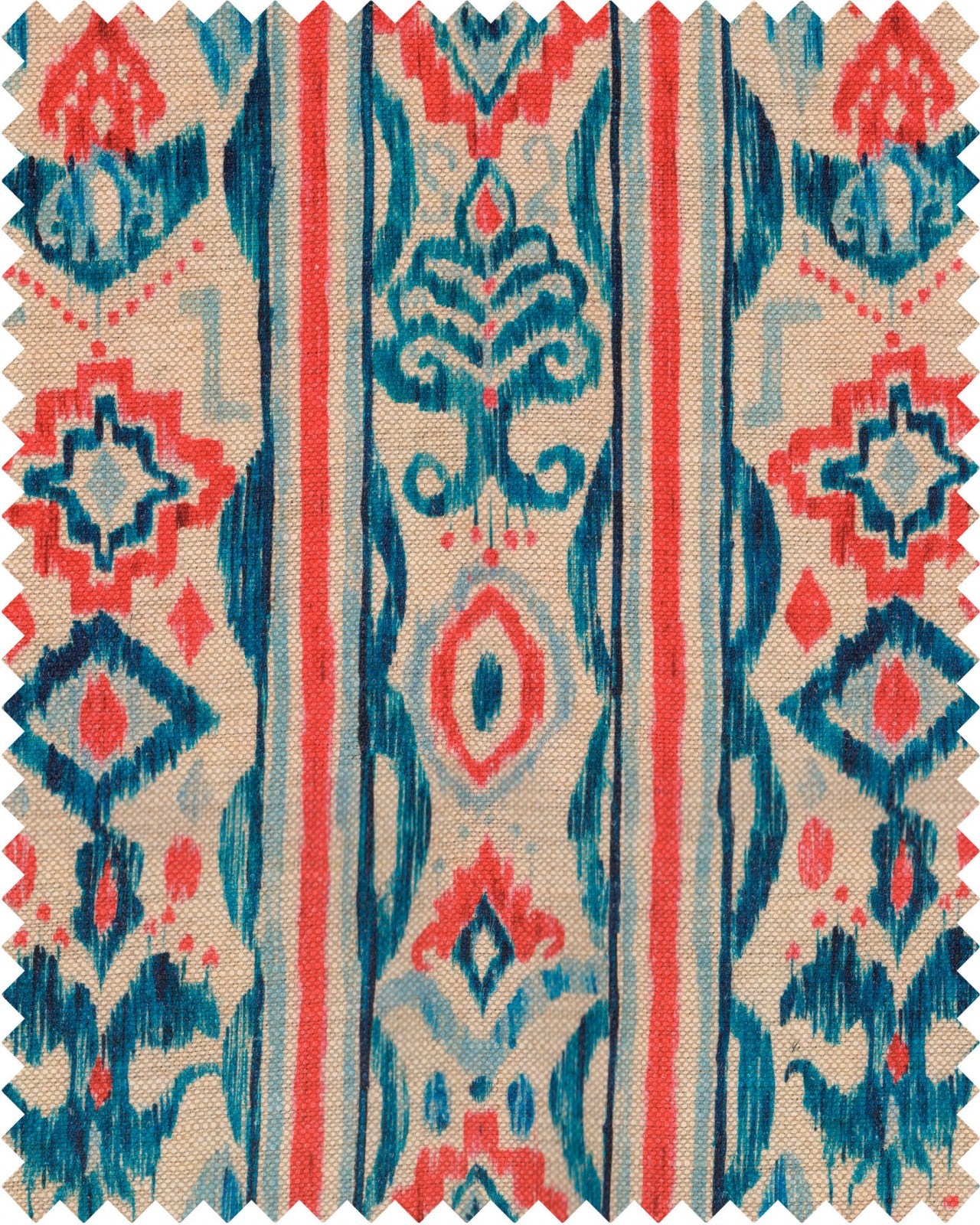 MEDITERRANEO IKAT Linen_Fabrics_Mindthegap