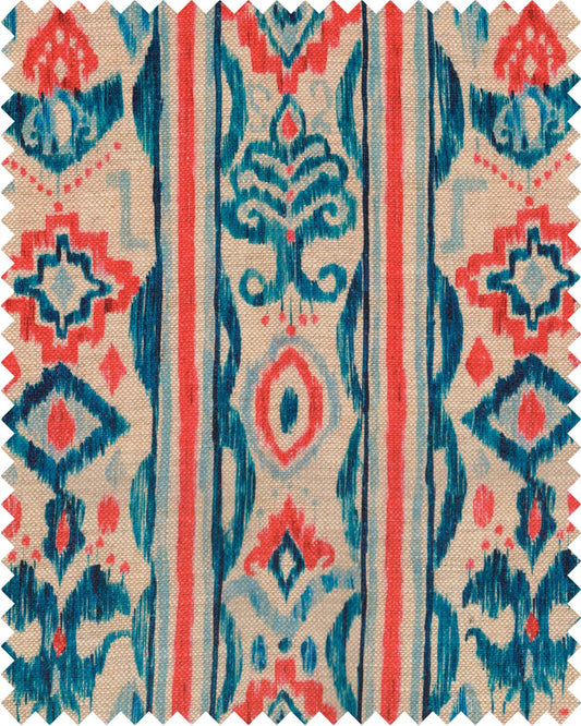 MEDITERRANEO IKAT Linen_Fabrics_Mindthegap