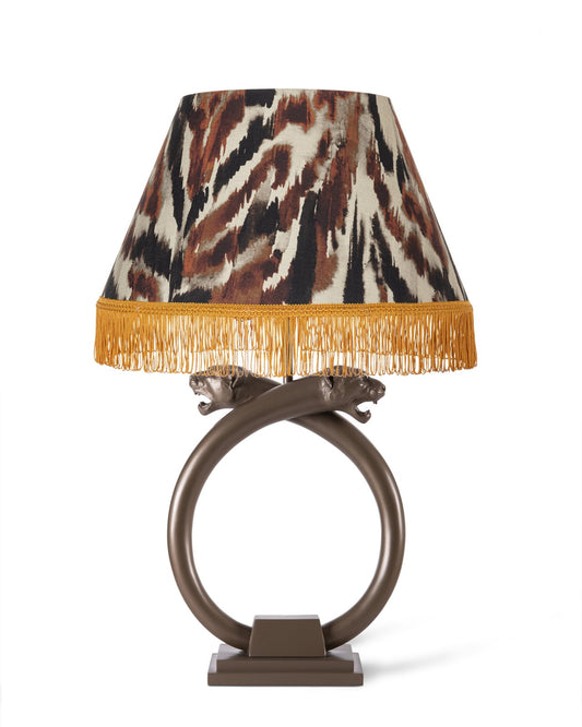 ZEBRATO Marrone PANTHER Table Lamp in Metallic Bronze resin_Lighting_Mindthegap