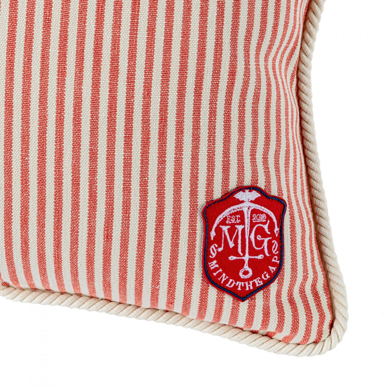 RHUBARB Stripe Cushion_Cushions_Mindthegap