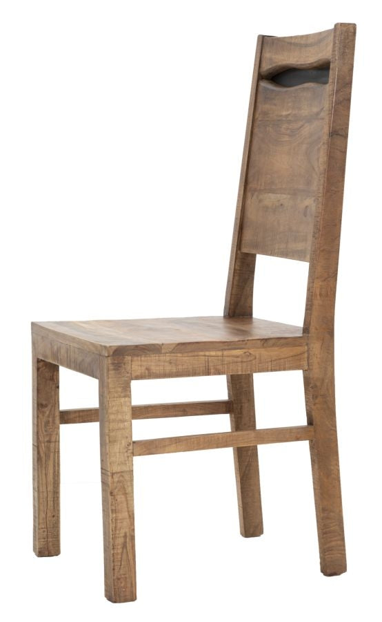 Set 2 scaune din lemn de salcam, Yellowstone Natural, l45xA45xH100 cm (3)