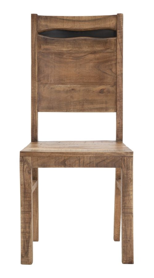 Set 2 scaune din lemn de salcam, Yellowstone Natural, l45xA45xH100 cm (4)