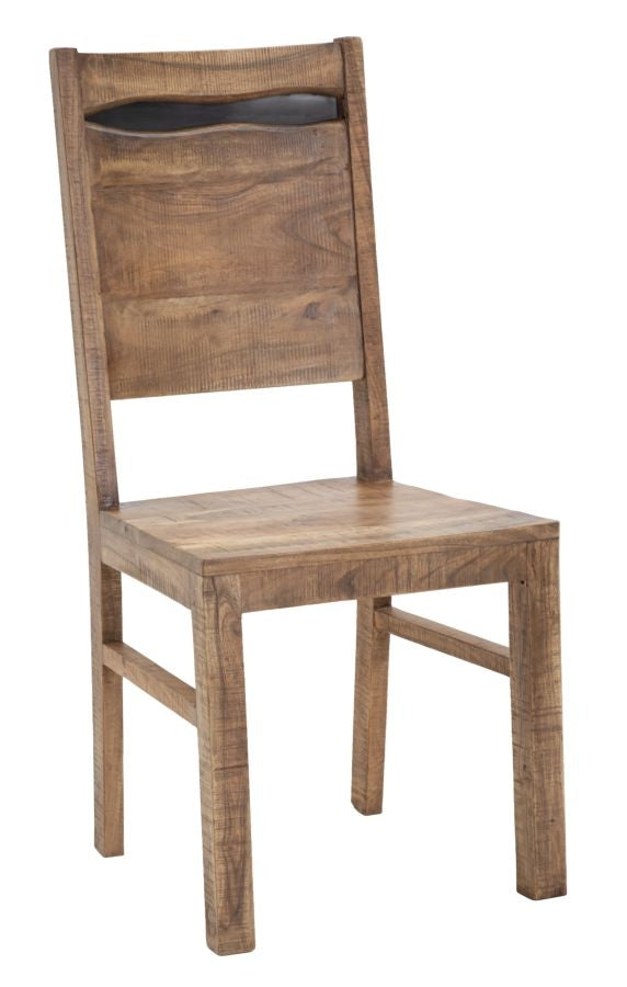 Set 2 scaune din lemn de salcam, Yellowstone Natural, l45xA45xH100 cm (2)