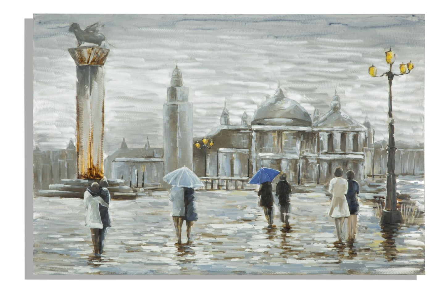 Buy Old City hand painted picture, 120 x 80 cm online, best price, free delivery