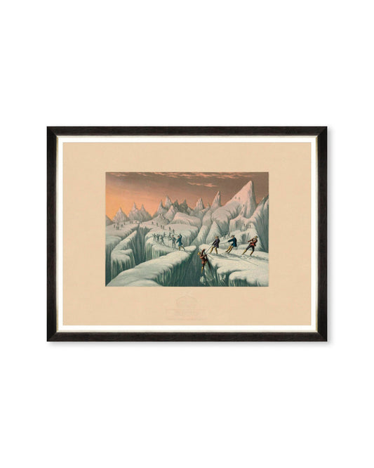 THE ASCENT OF MONTBLANC I Framed Art_Wall Art_Mindthegap