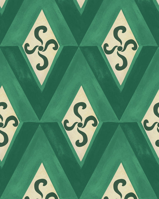 GIRANDOLA Emerald Wallpaper _Wallpaper_Mindthegap
